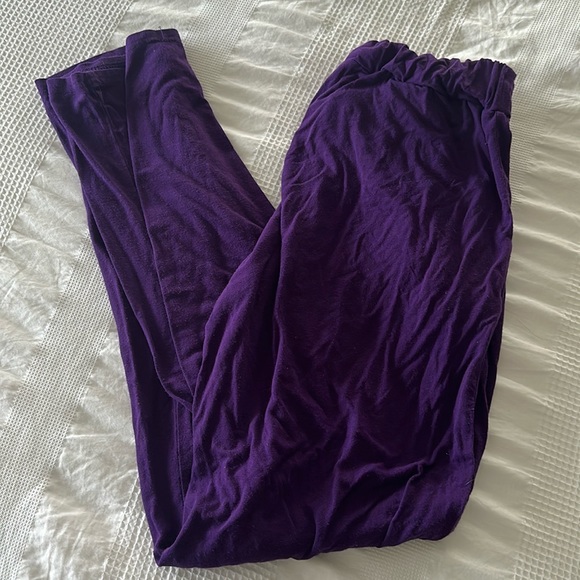 Dibaolong royal purple sweatpants - Picture 1 of 6